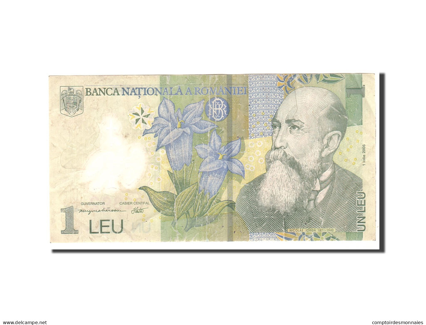 Billet, Roumanie, 1 Leu, 2005, 2005-07-01, KM:117a, TB+ - Romania