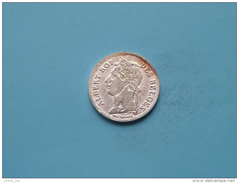 50 Centimes 1929 ( Fr ) 7.9 Gr. ( FAKE / VALS (!) ( Details Zie Foto´s) !! - 1910-1934: Albert I