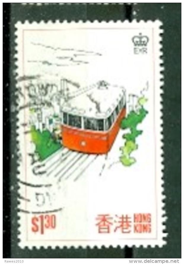 Hongkong 1,30 $ Gest. Bergbahn - Other & Unclassified