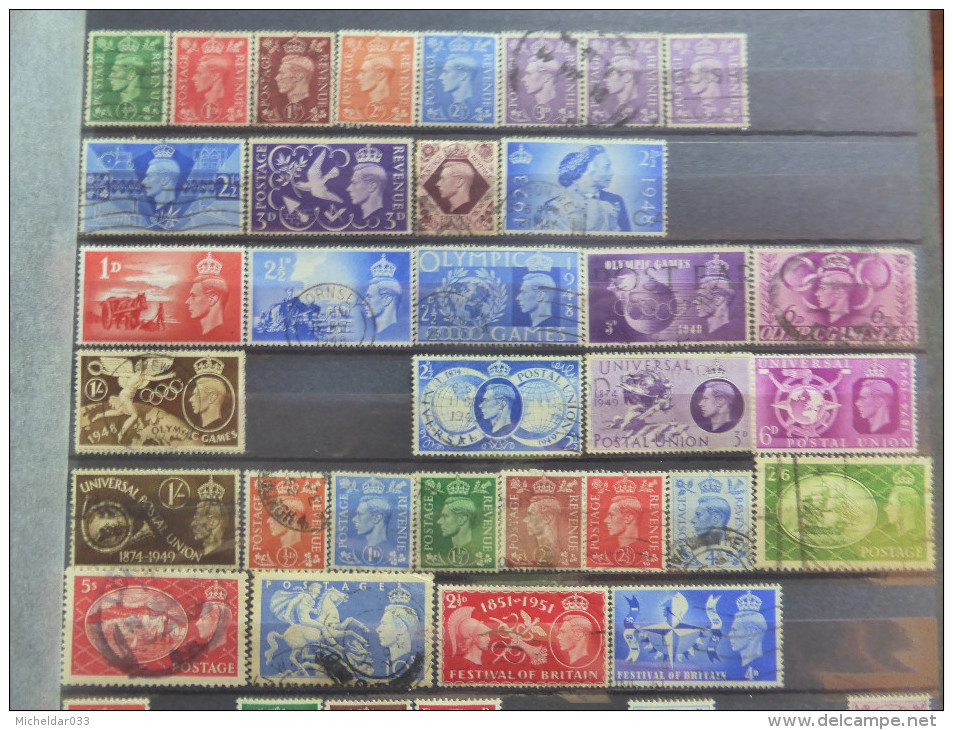 GB  Georges VI 1941-1951  Scott 258-291 - Used Stamps