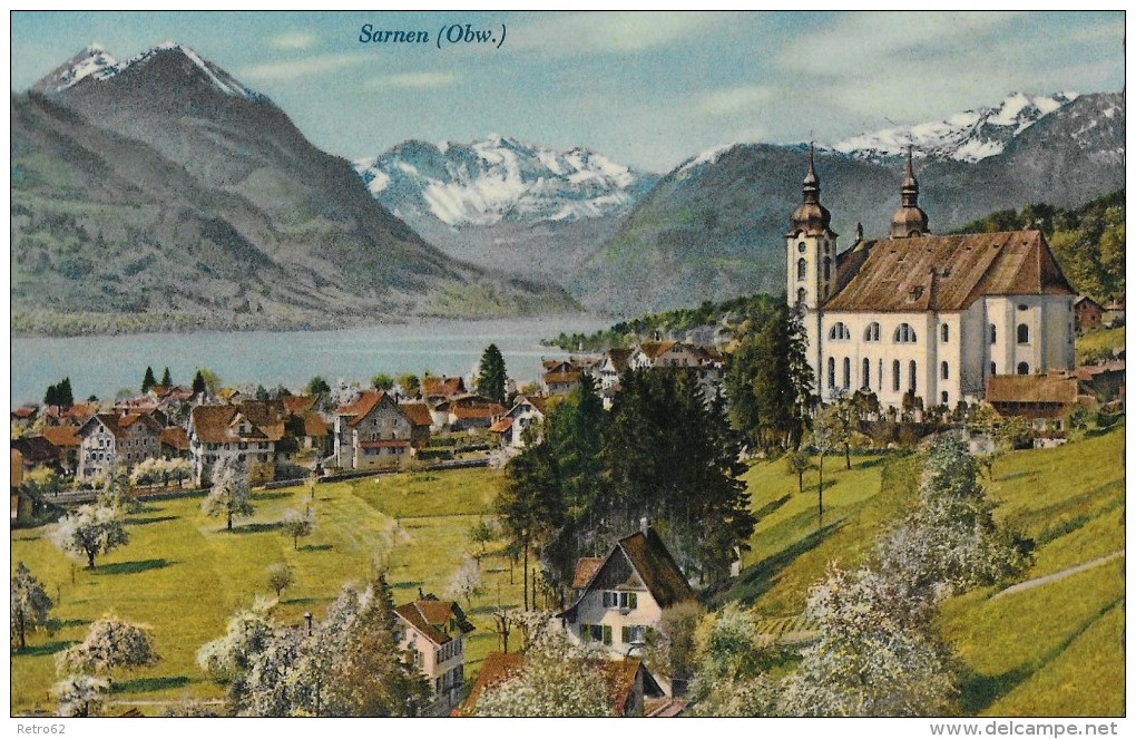 SARNEN &#8594; Kirchrüti Im Frühling Ca.1960 - Sarnen