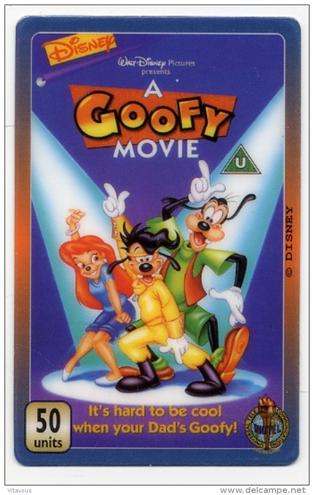 Disney  Film Movie  Télécarte  Phonecard Telefonkarte   W30 - Collezioni