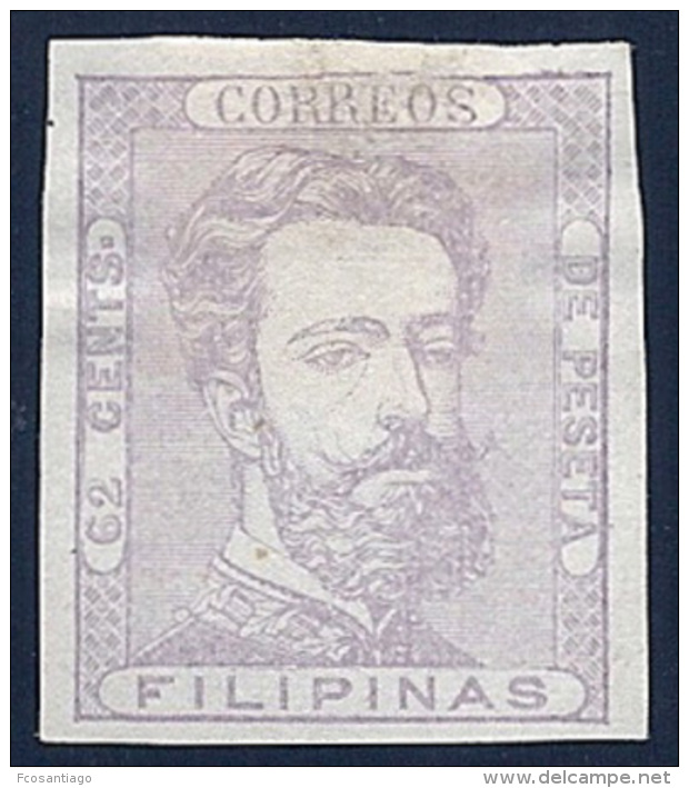 ESPAÑA/FILIPINAS 1872 - Edifil #28s - MLH * - RARO!... - Philippines