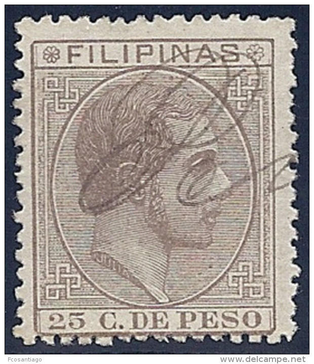 ESPAÑA/FILIPINAS 1880/83 - Edifil #66 - VFU - Philippines