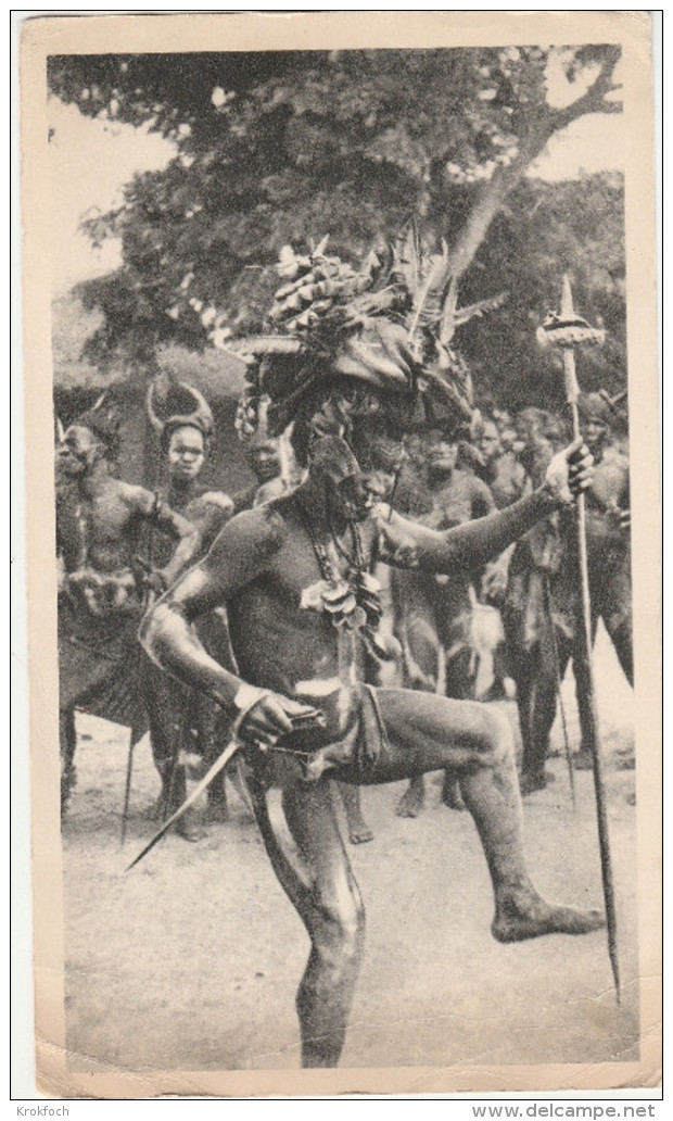 Lomé RP Togo 1953 - Carte Ionyl Tam-Tam Du Diable Danseur - 2 Scans - Briefe U. Dokumente