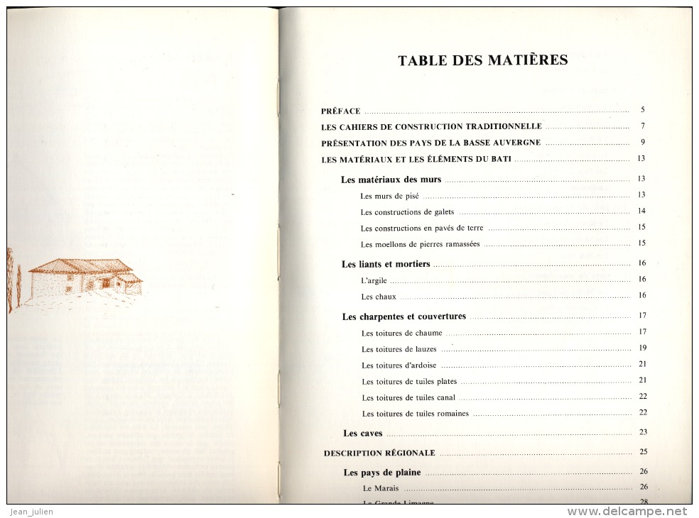 LA MAISON RURALE EN AUVERGNE - 2 Livres - J. P. MARTY - R. ONDET - P. TRAPON - 1977 - 13 Scans - Auvergne