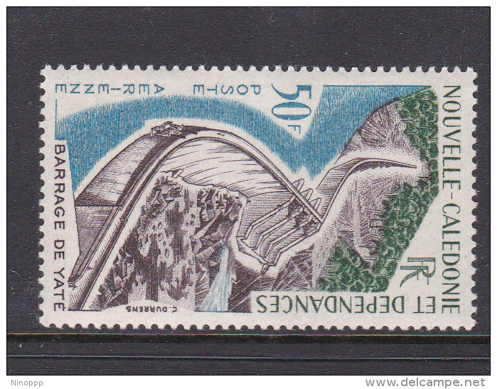 New Caledonia SG 355 1959 Air Mail 50F Yate Barrage  MNH - Gebruikt