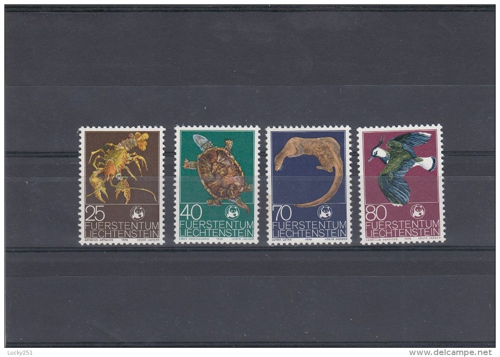 Liechtenstein - Année 1976 - Faune - Neuf** - YT 587/590 - Ungebraucht