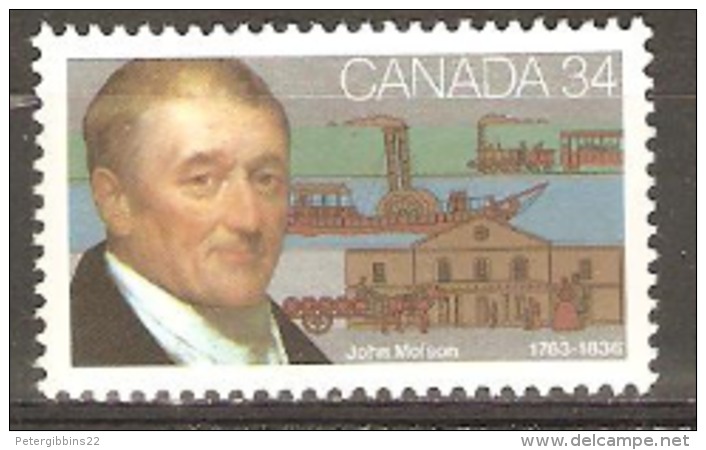 Canada 1986 SG 1222 John Molson Unmounted Mint. - Postal History