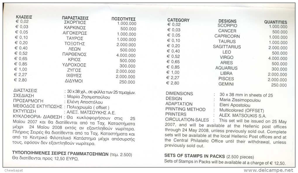 Hellas - Grèce - Greece - Greece 2009 Figments Of Greek Mythology And Folk Tradition - Unused Stamps