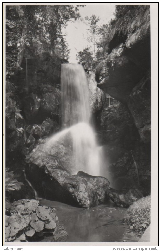 Kirnitzschtal Lichtenhain - S/w Lichtenhainer Wasserfall 2 - Kirnitzschtal