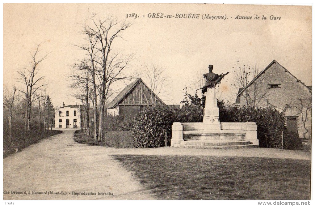 GREZ-EN-BOUERE AVENUE DE LA GARE - Crez En Bouere