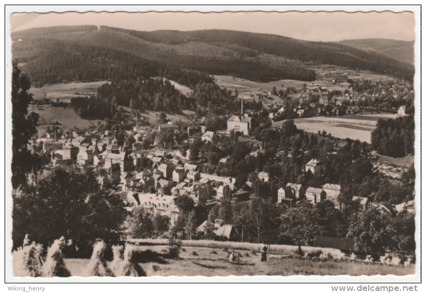 Klingenthal - S/w Blick Vom Lämpelberg - Klingenthal