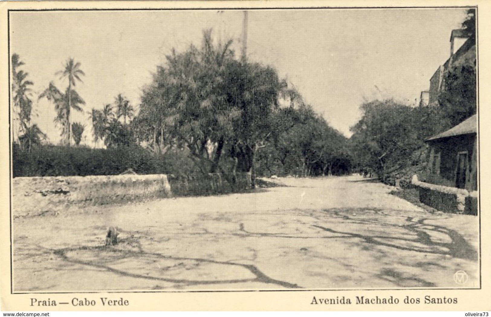 CABO VERDE, PRAIA, Avenida Machado Dos Santos,  2 Scans - Kaapverdische Eilanden