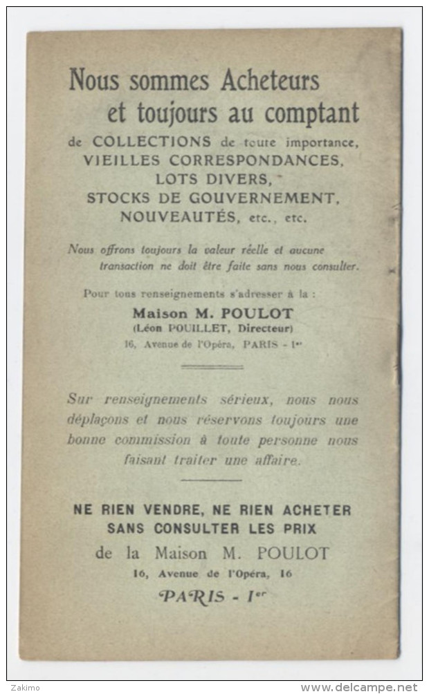 1922-BULLETIN DES PHILATELISTES--PARIS 1ER  -E500 - Frankrijk