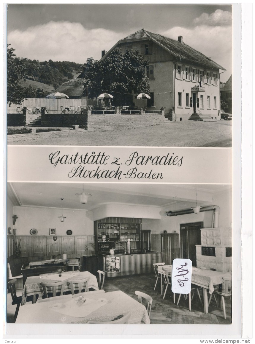 CPM GF-31720-Allemagne - Stockach - Gasthaus "Zum Paradies"-Envoi Gratuit - Stockach