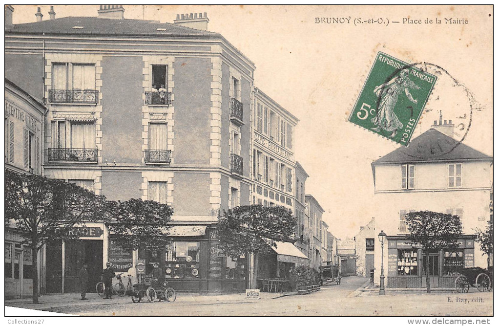 91- BRUNOY - PLACE DE LA MAIRIE - Brunoy