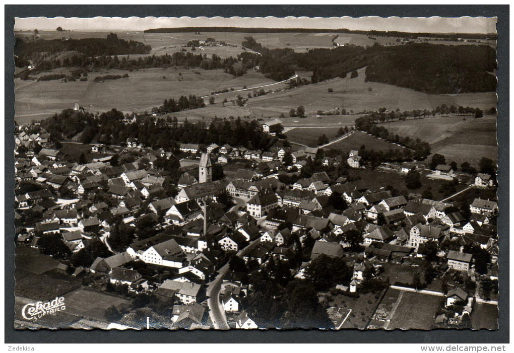 2756 - Alte Foto Ansichtskarte - Obergünzburg Günzburg Luftbild - N. Gel TOP - Guenzburg