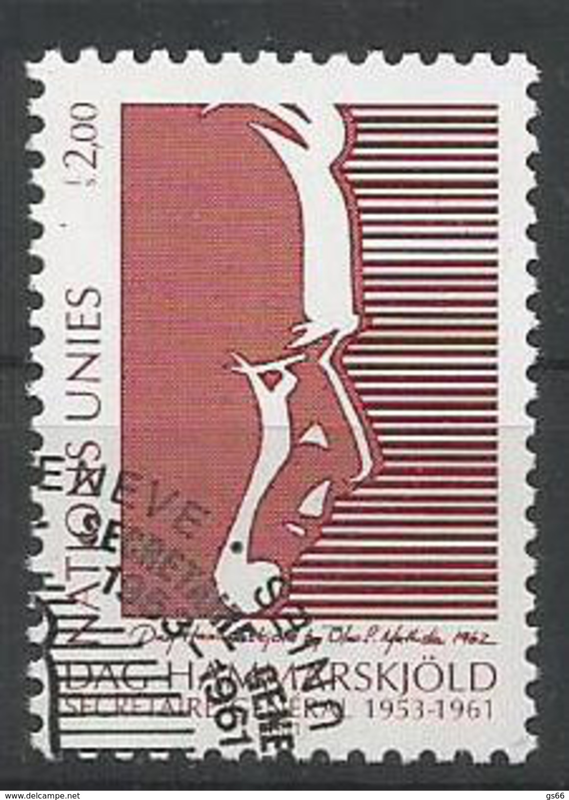 UNO-Genf, 2001, 423,  40. Todestag Von Dag Hammarskjöld. USED FIRST DAY **, - Usati