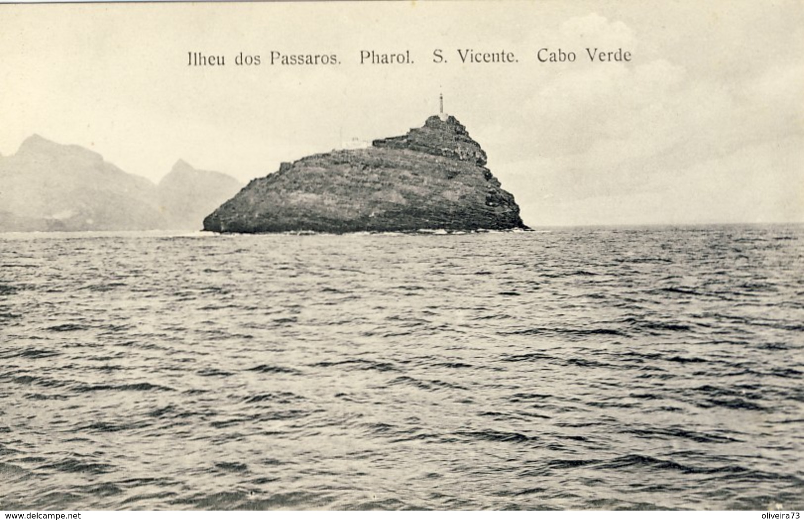 CABO VERDE, S. SÃO  VICENTE, Ilheu Dos Passaros, Pharol, 2 Scans - Cape Verde