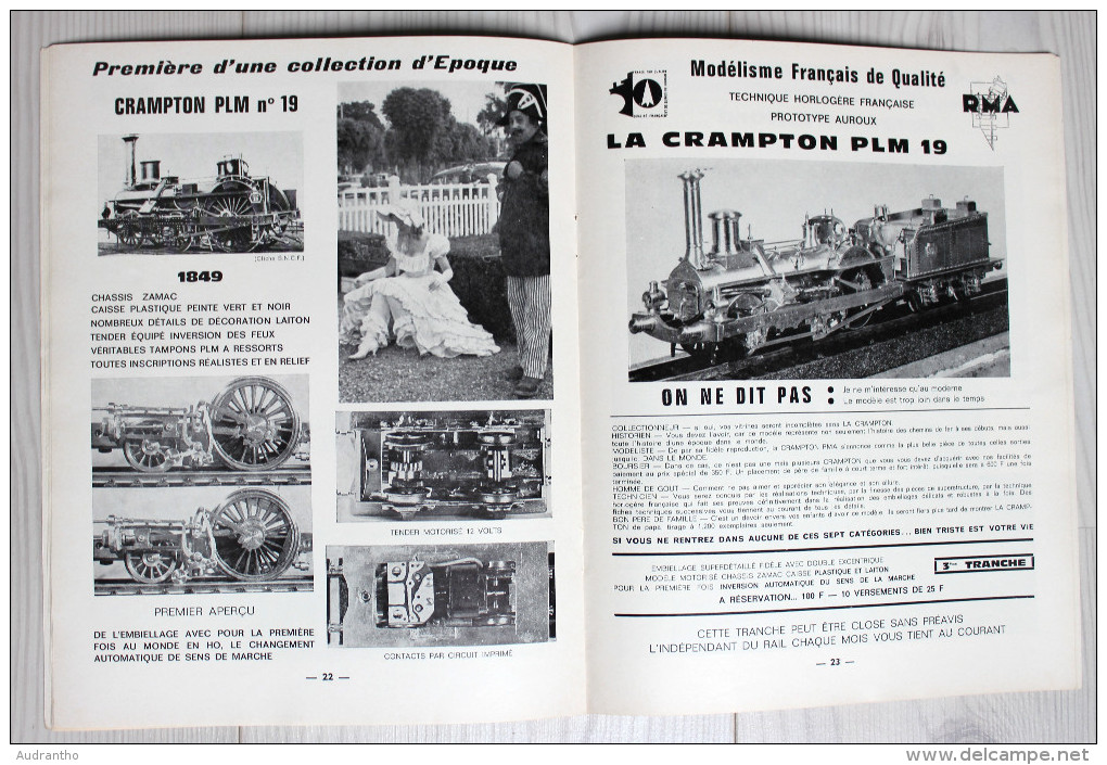 Catalogue publicitaire 1968 CPMR RMA modélisme français qualité rare Indépendant du rail