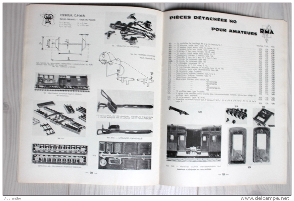 Catalogue publicitaire 1968 CPMR RMA modélisme français qualité rare Indépendant du rail