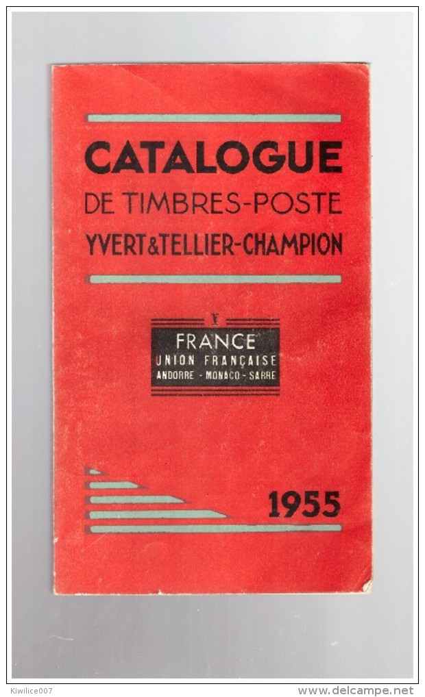 CATALOGUE III TIMBRE POSTE 1955 Yvert Tellier Champion