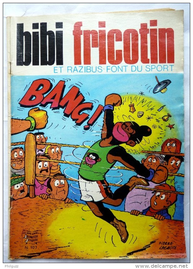 BIBI ET FRICOTIN 107 ET RAZIBUS FONT DU SPORT Pierre LACROIX - Bibi Fricotin