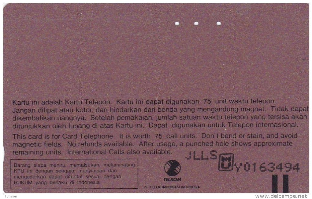 Indonesia, S410, Dunia Pertelekomunik Asian, 2 Scans. - Indonesië