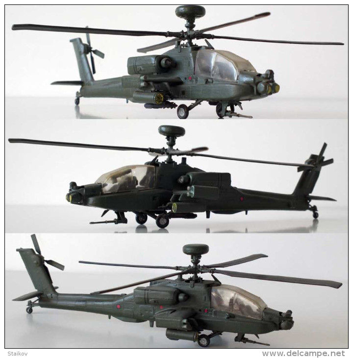 Boeing AH-64D Apache 1/48 Fully Assembled VERY RARE Awarded The BRONZE MEDAL - Helicopters