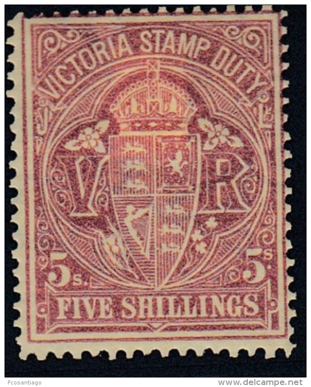 GRAN BRETAÑA/VICTORIA - Yvert #9 Fiscal - MLH * - Unused Stamps