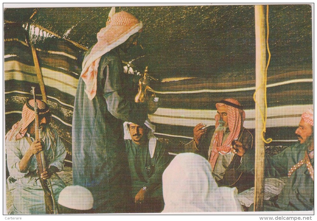 SAUDI ARABIA,ARABIE SAOUDITE,SAUDITA,ARAB EMIRATES,BEDOUIN,pause Thé,tente - Arabie Saoudite