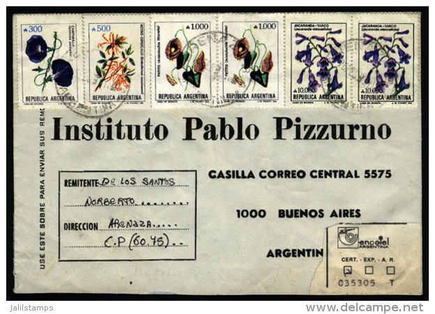 Registered Cover Posted On 26/FE/1993 With Postmark Of "ARENAZA" (Buenos Aires), And INFLA Postage Of A2,280, VF... - Lettres & Documents