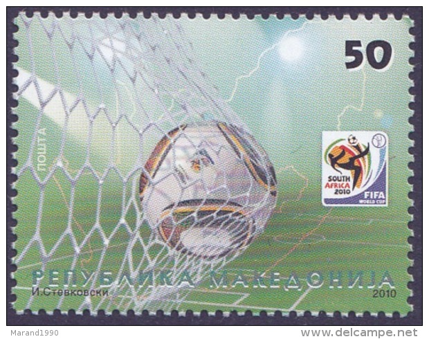 MACEDONIA, 2010, MICHEL 554-6, WORLD CUP SOUTH AFRICA - 2010 – Sud Africa