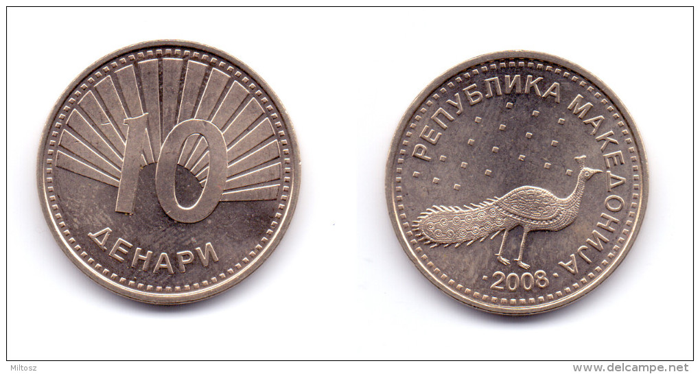 F.Y.R.O. Macedonia 10 Denars 2008 - Macédoine Du Nord