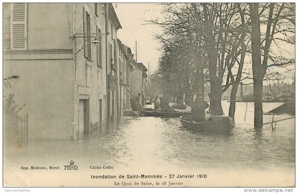 Saint Mammes : Inondation 1910 - Saint Mammes