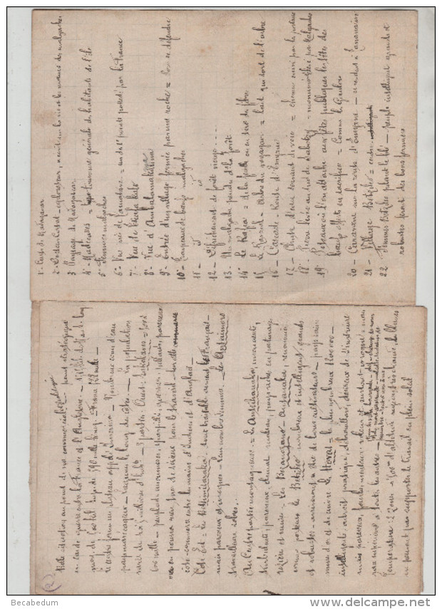 Conférence Sur Madagascar Préparée Par Un Instituteur En 1899 - Manuscrits