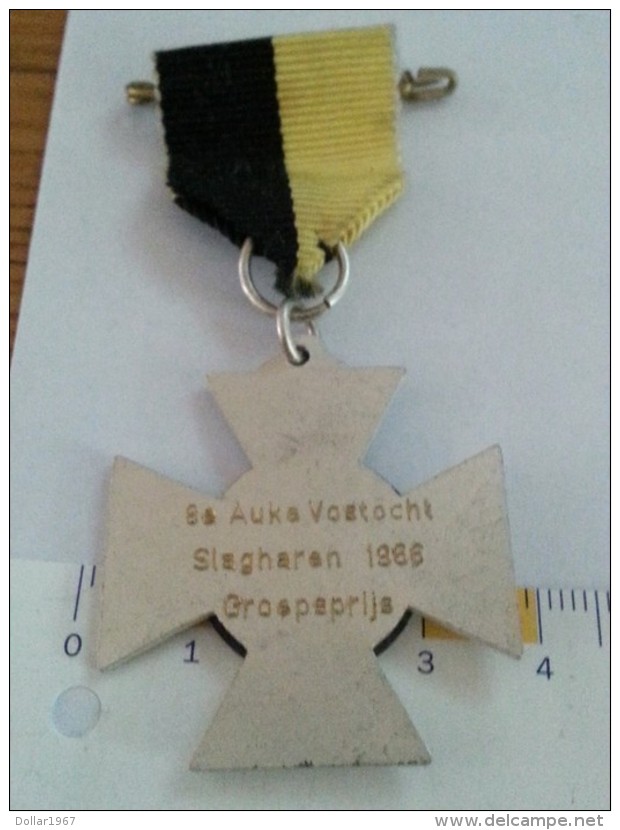 .medal - Medaille - 8 E Auke Vostocht Slagharen 1966,Groepsprijs - Other & Unclassified