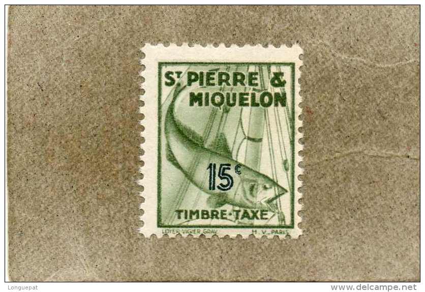 SAINT P. Et M. : Morue - Poisson - Pêche - - Portomarken