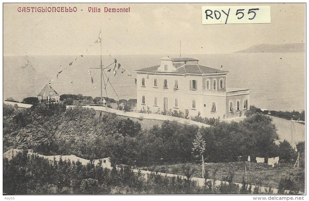 Toscana-livorno-castiglioncello Veduta Villa Demontel Primi 900 - Autres & Non Classés