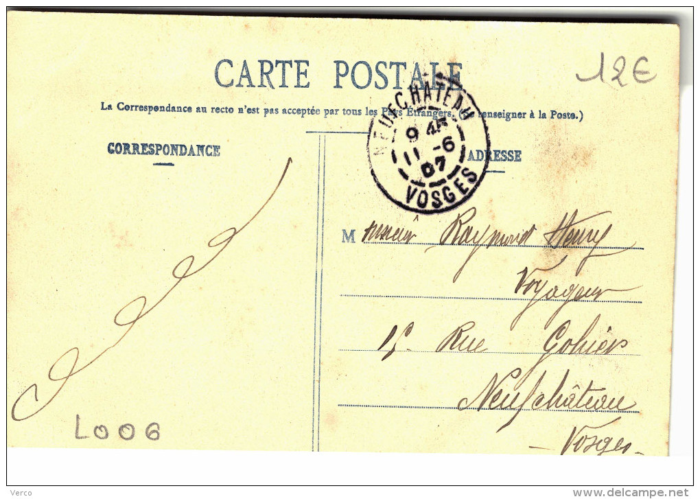 Carte Postale Ancienne De VINCEY - Vincey