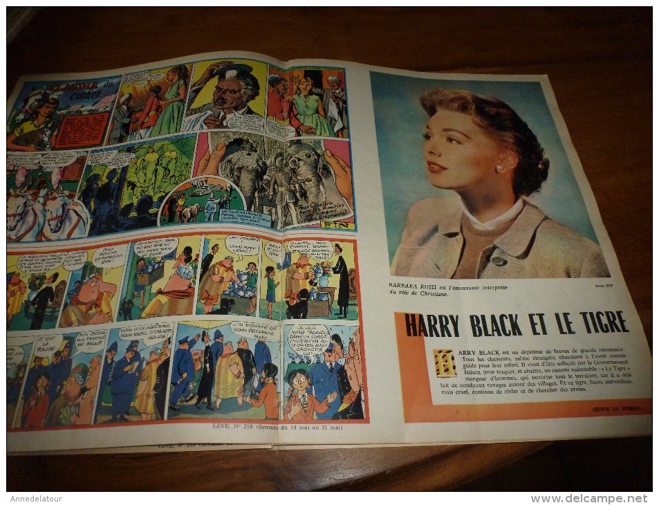 1960 LINE(couverture ALSAN) : Panama ; Cléopatre la reine fabuleuse;Harry Black et le tigre ; Barbara Rush ; etc.....