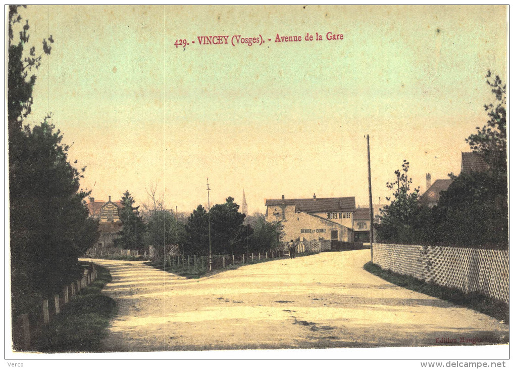 Carte Postale Ancienne De VINCEY - Vincey