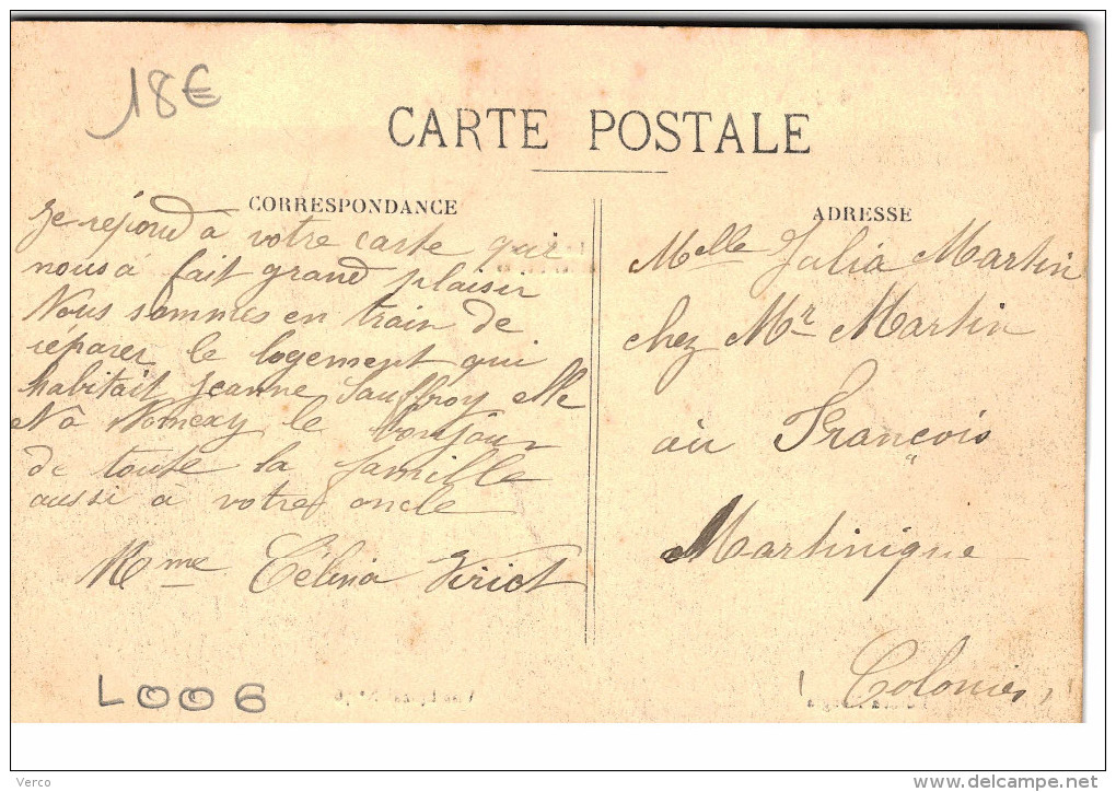 Carte Postale Ancienne De VINCEY - Vincey