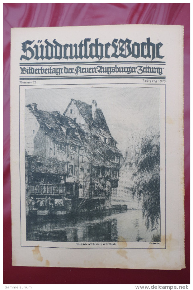 "Süddeutsche Woche" Bilderbeilage der Neuen Augsburger Zeitung, Ausgaben 1/1925 - 52/1925