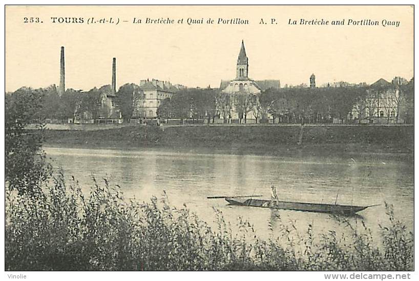 A-16 8325 : SAINT CYR SUR LOIRE   LA LOIRE LA BRETECHE ET QUAI DU PORTILLON - Saint-Cyr-sur-Loire