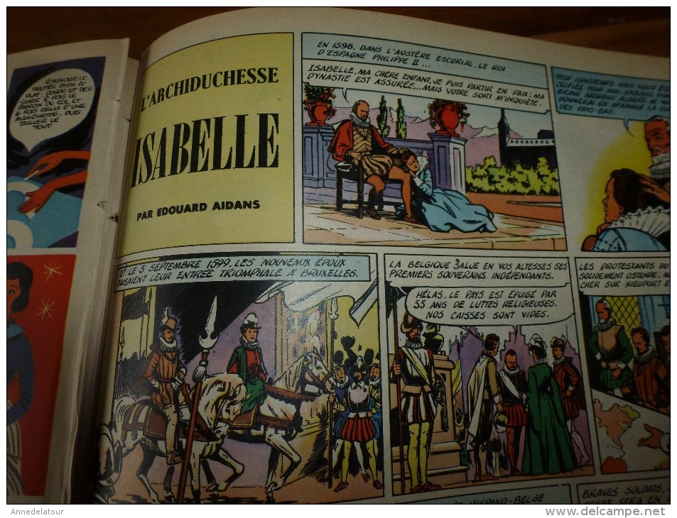1960 LINE : Ancêtre des Juke-Boxes; Fou du cirque; L'archiduchesse Isabelle d'Espagne bienfaitrice de la Belgique ; etc