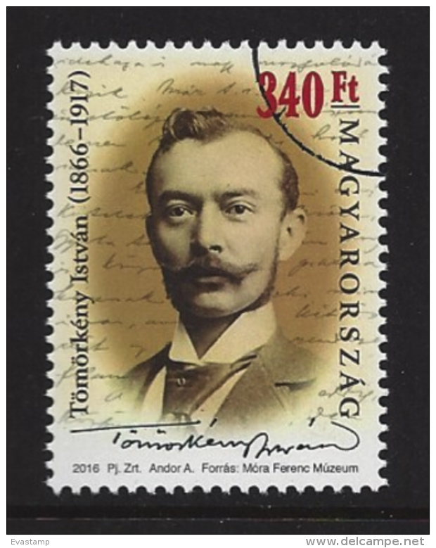 HUNGARY - 2016.SPECIMEN -  István Tömörkény, Writer, Journalist And Ethnographer, Was Born 150 Years Ago - Prove E Ristampe