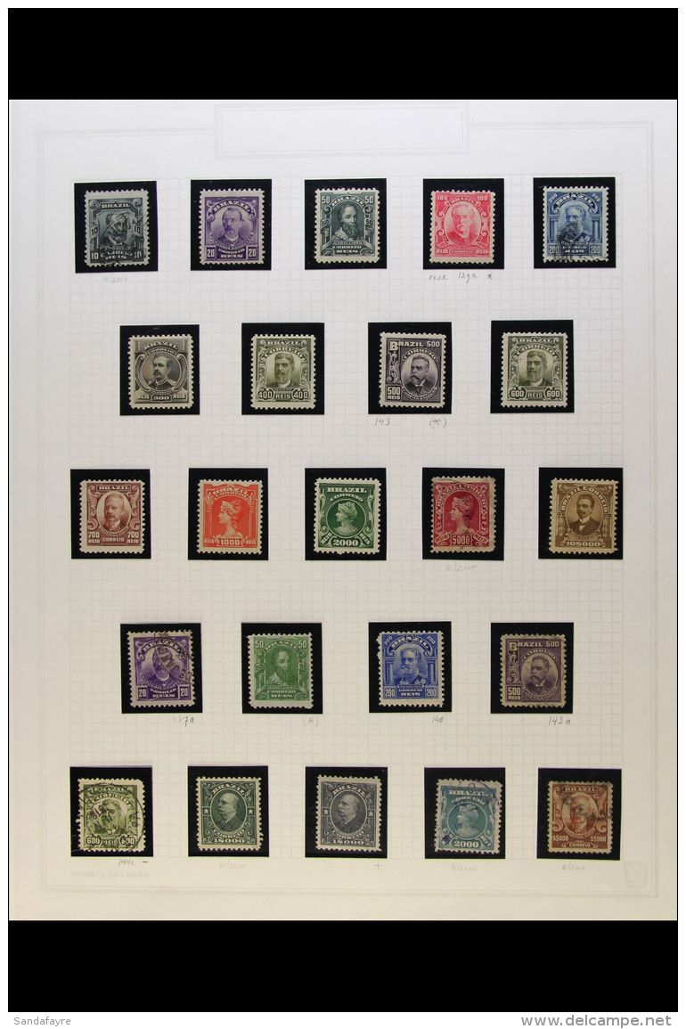 1900-1928 EXTENSIVE MINT AND USED COLLECTION A Specialised Collection On Album Pages Which Includes 1900 Discovery... - Altri & Non Classificati
