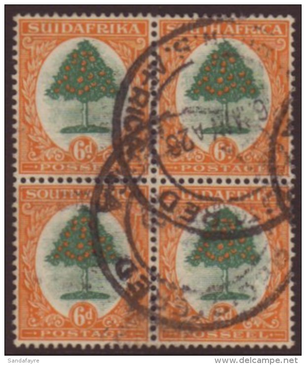1926-27 6d Green &amp; Orange, SG 32, Fine Used BLOCK Of 4 For More Images, Please Visit... - Non Classificati
